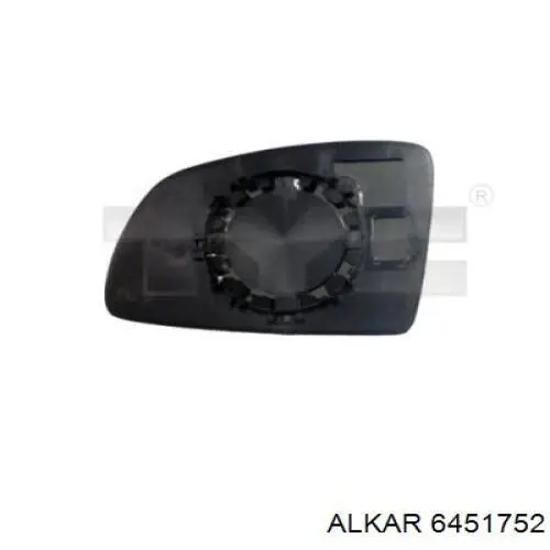 6451752 Alkar cristal de espejo retrovisor exterior izquierdo