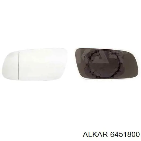 6451800 Alkar cristal de espejo retrovisor exterior izquierdo