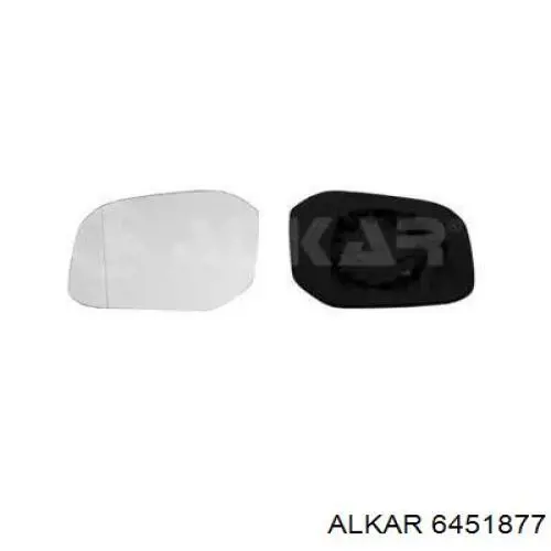 6451877 Alkar Cristal de espejo retrovisor exterior izquierdo