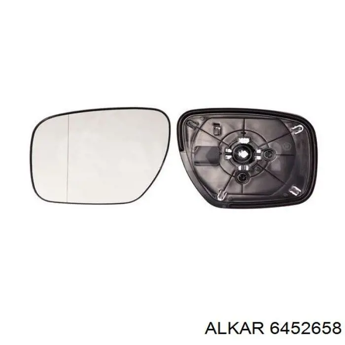 6452658 Alkar cristal de espejo retrovisor exterior derecho