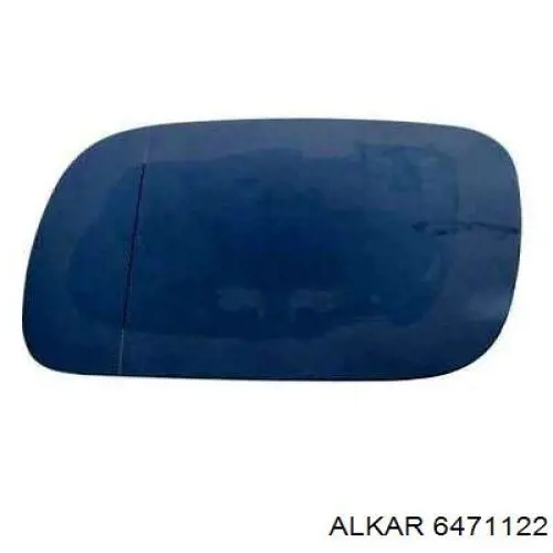 6471122 Alkar cristal de espejo retrovisor exterior izquierdo