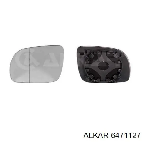 6471127 Alkar cristal de espejo retrovisor exterior izquierdo
