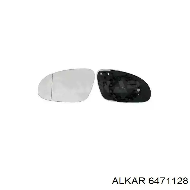 Cristal de espejo retrovisor exterior izquierdo 6471128 Alkar