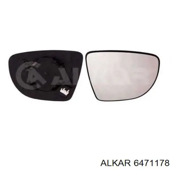 6471178 Alkar cristal de espejo retrovisor exterior izquierdo