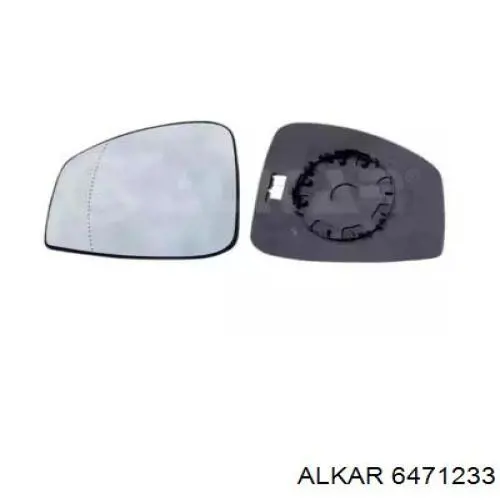 6471233 Alkar cristal de espejo retrovisor exterior izquierdo