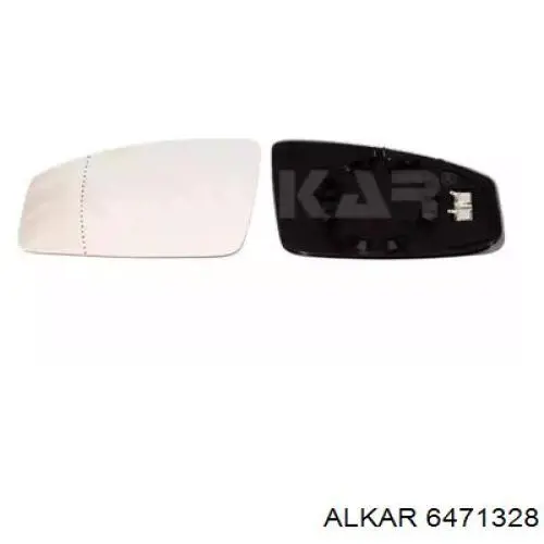 6471328 Alkar cristal de espejo retrovisor exterior izquierdo