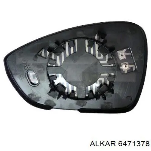 6471378 Alkar cristal de espejo retrovisor exterior izquierdo