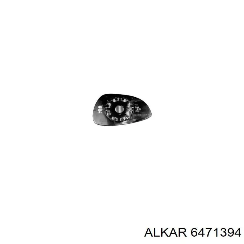 Cristal de espejo retrovisor exterior izquierdo 6471394 Alkar