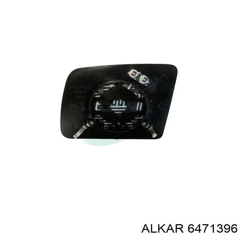 6471396 Alkar cristal de espejo retrovisor exterior izquierdo