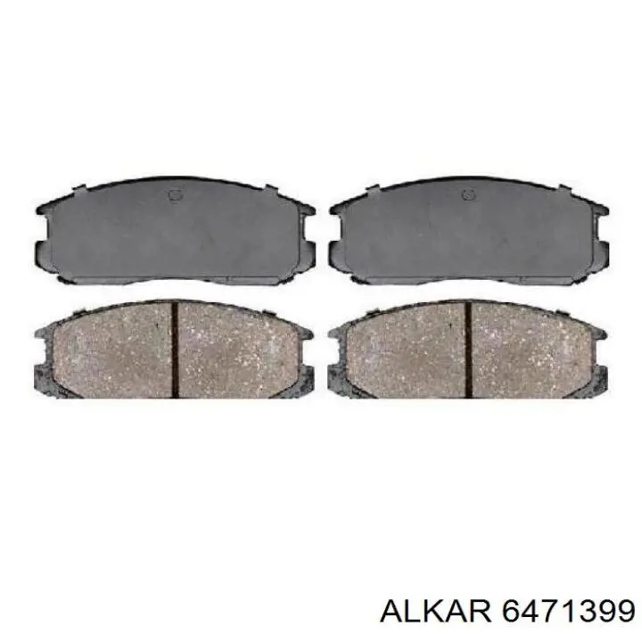 6471399 Alkar cristal de espejo retrovisor exterior izquierdo