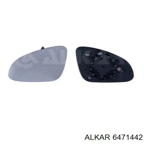 6471442 Alkar cristal de espejo retrovisor exterior izquierdo