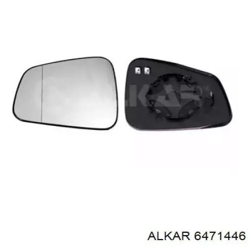 6471446 Alkar cristal de espejo retrovisor exterior izquierdo