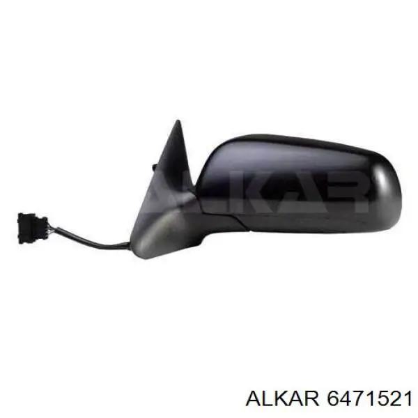 Cristal de espejo retrovisor exterior izquierdo 6471521 Alkar