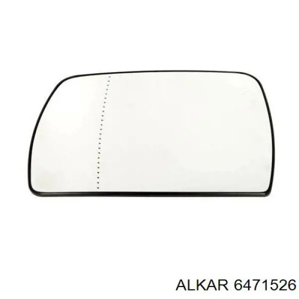 6471526 Alkar cristal de espejo retrovisor exterior izquierdo