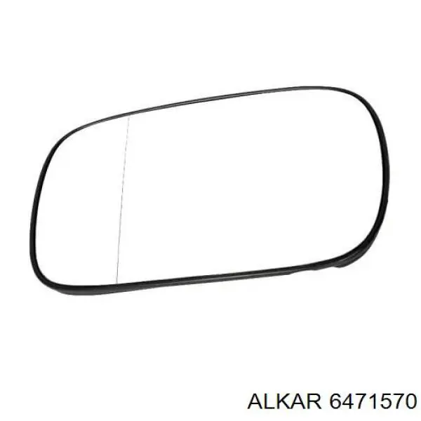 6471570 Alkar cristal de espejo retrovisor exterior izquierdo