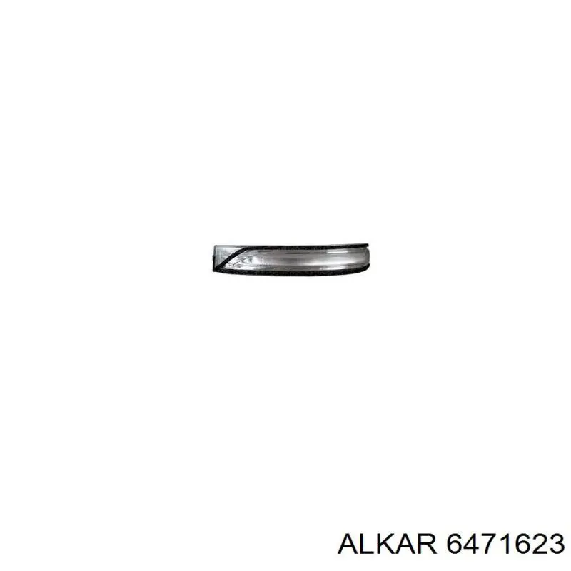 6471623 Alkar cristal de espejo retrovisor exterior izquierdo