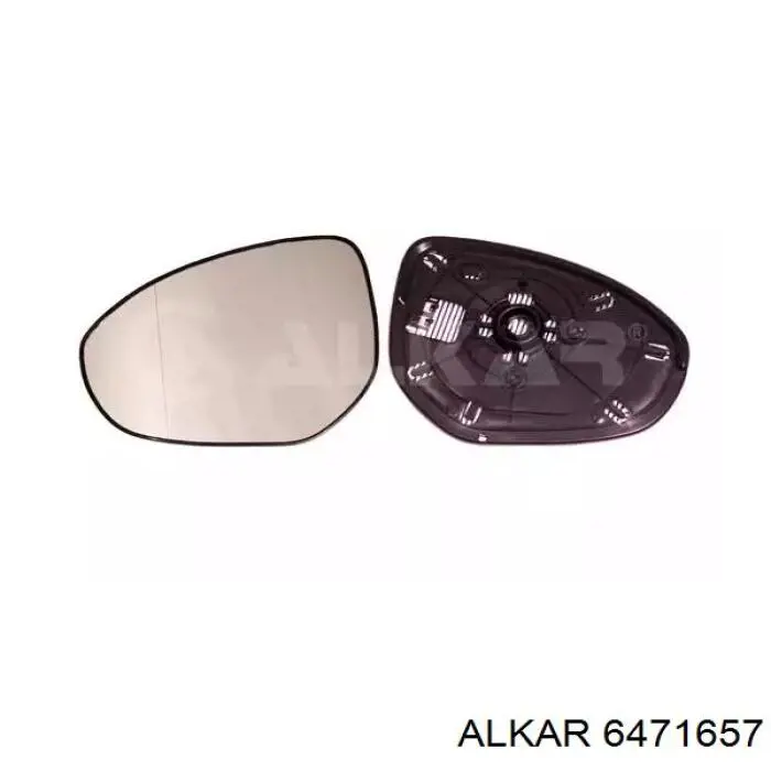 6471657 Alkar cristal de espejo retrovisor exterior izquierdo