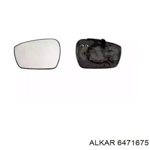 5348250 Ford cristal de espejo retrovisor exterior izquierdo