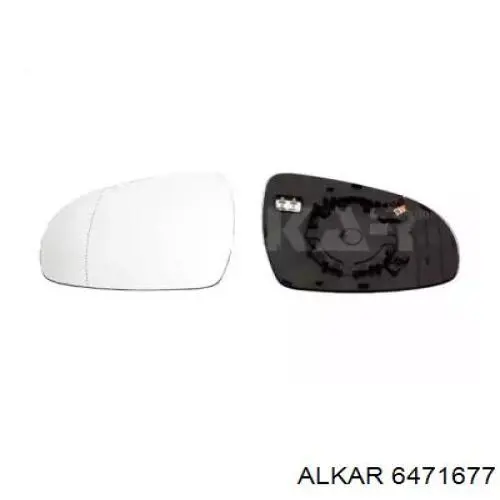 Cristal de espejo retrovisor exterior izquierdo Alkar 6471677 precio, desde 33,39 EUR