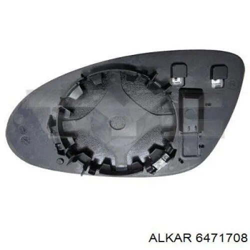 6471708 Alkar cristal de espejo retrovisor exterior izquierdo