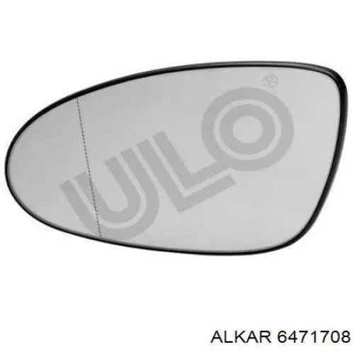 Cristal de Retrovisor Exterior Izquierdo Mercedes 2218102721
