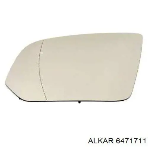 6471711 Alkar cristal de espejo retrovisor exterior derecho