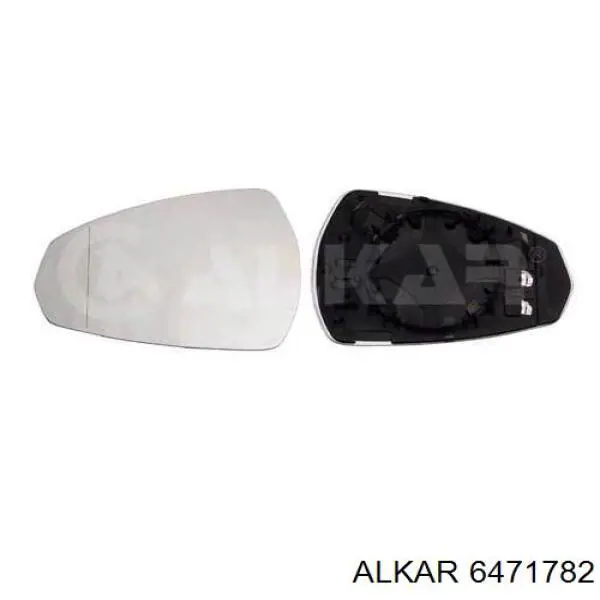 6471782 Alkar cristal de espejo retrovisor exterior izquierdo