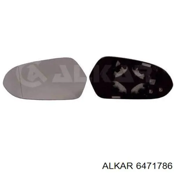6471786 Alkar cristal de espejo retrovisor exterior izquierdo