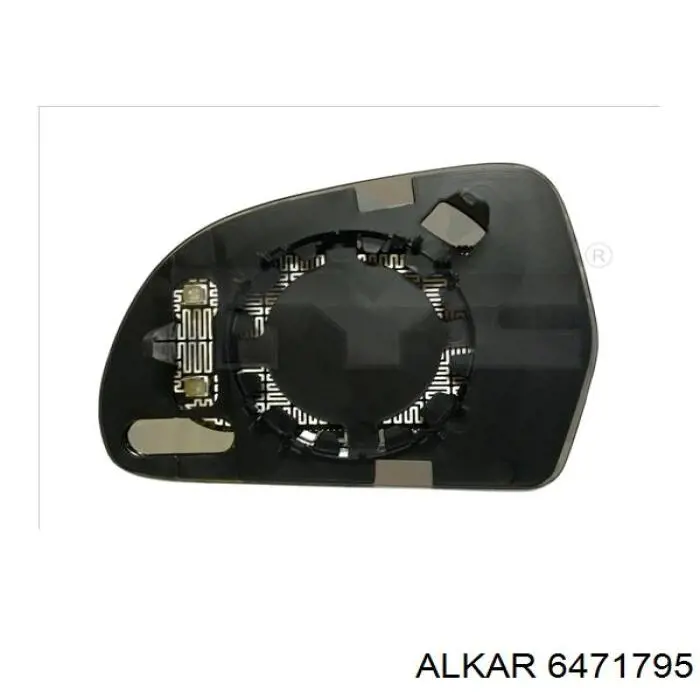 6471795 Alkar Cristal de espejo retrovisor exterior izquierdo