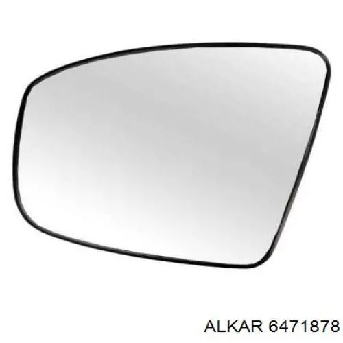 6471878 Alkar cristal de espejo retrovisor exterior izquierdo