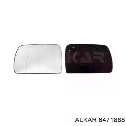 Cristal de Retrovisor Exterior Izquierdo Alkar 6471888