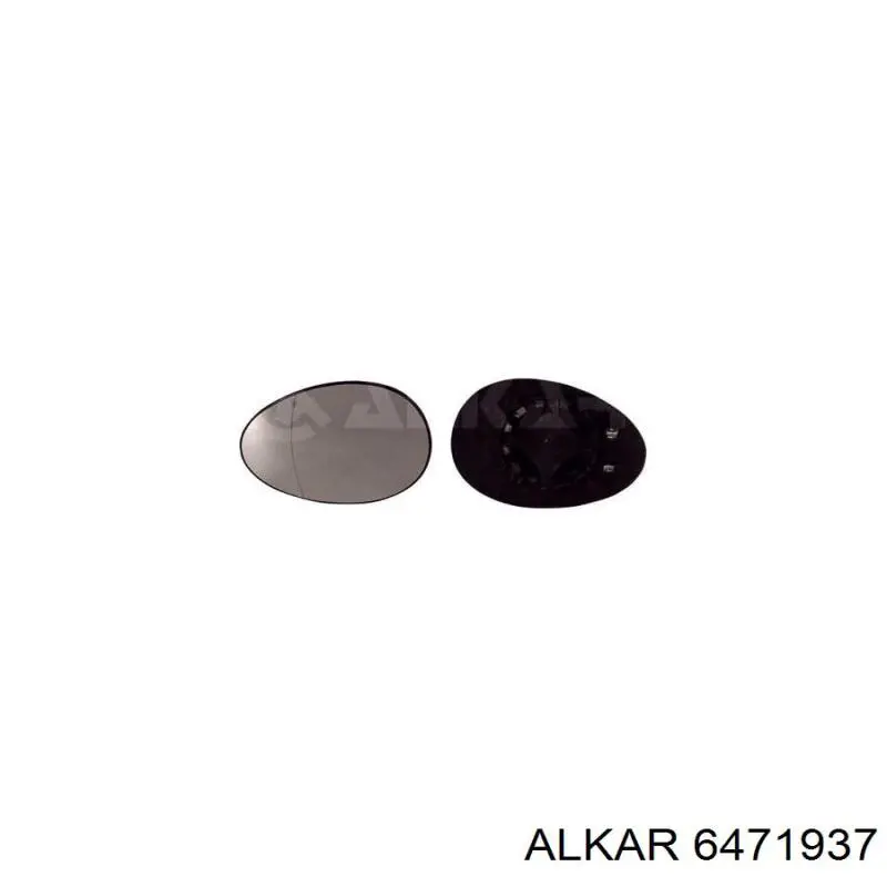 6471937 Alkar cristal de espejo retrovisor exterior izquierdo