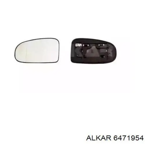 8796147190 Toyota cristal de espejo retrovisor exterior izquierdo