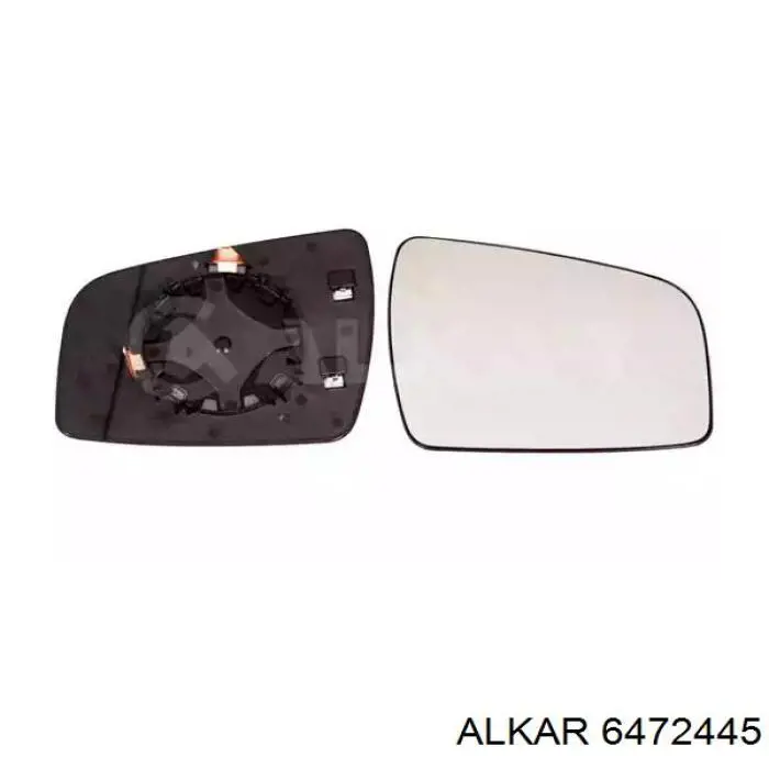 6472445 Alkar cristal de espejo retrovisor exterior derecho