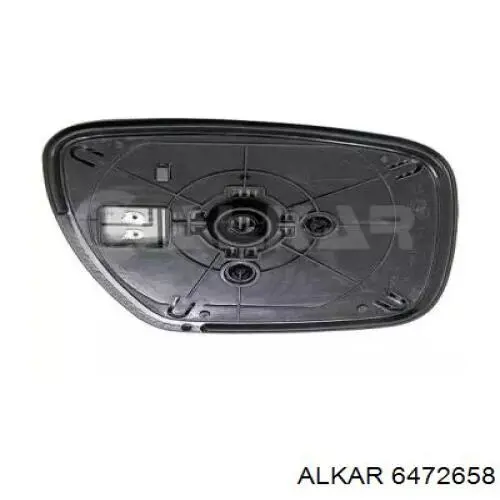 6472658 Alkar cristal de espejo retrovisor exterior derecho