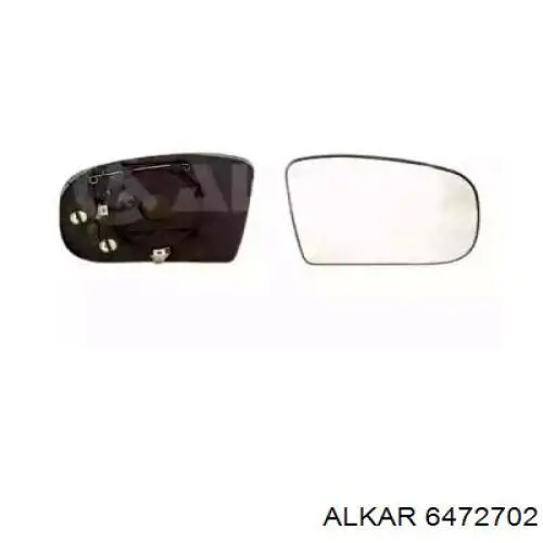 Cristal de espejo retrovisor derecho 6472702 Alkar