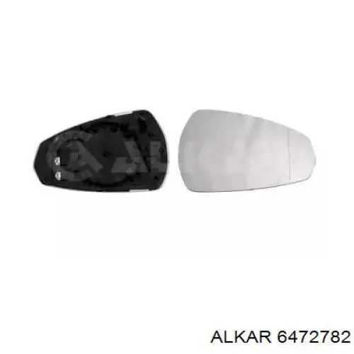 6472782 Alkar Cristal de espejo retrovisor derecho