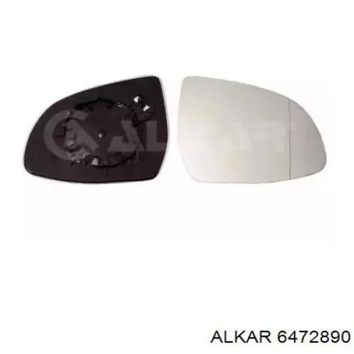 6472890 Alkar cristal de espejo retrovisor exterior derecho