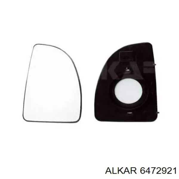 Cristal de espejo retrovisor derecho 6472921 Alkar