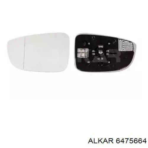 6475664 Alkar cristal de espejo retrovisor exterior izquierdo