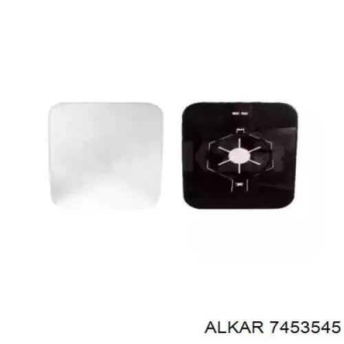 7453545 Alkar Cristal de espejo retrovisor derecho