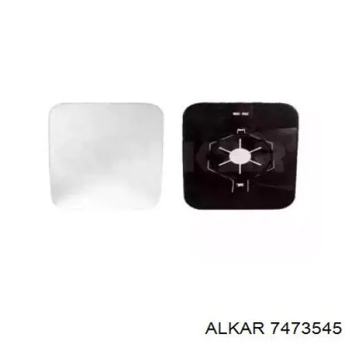 7473545 Alkar Cristal de espejo retrovisor derecho