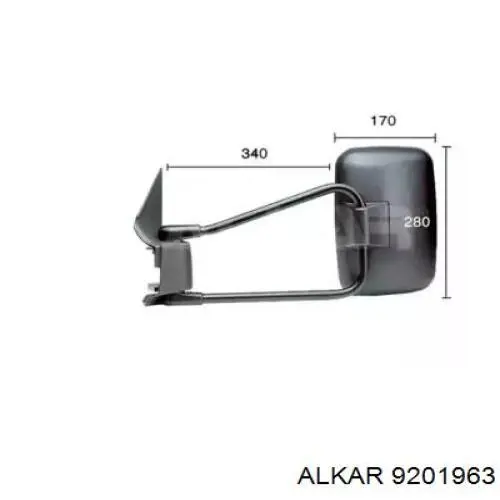 Espejo izquierdo Alkar 9201963 precio, desde 62,44 EUR