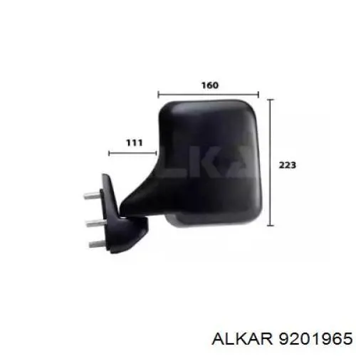 9201965 Alkar Espejo retrovisor izquierdo