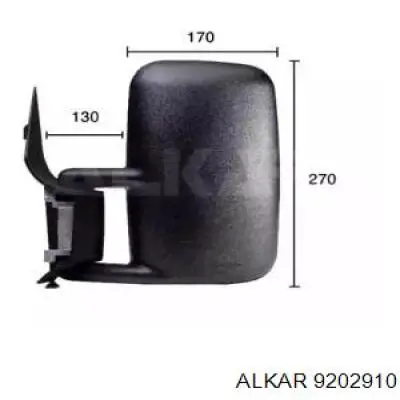 Espejo retrovisor derecho Alkar 9202910 precio, desde 65,02 EUR