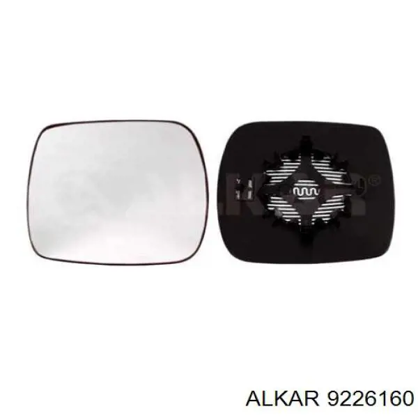 9226160 Alkar espejo retrovisor derecho