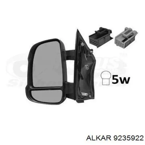 Retrovisor izquierdo Polcar 5770515M