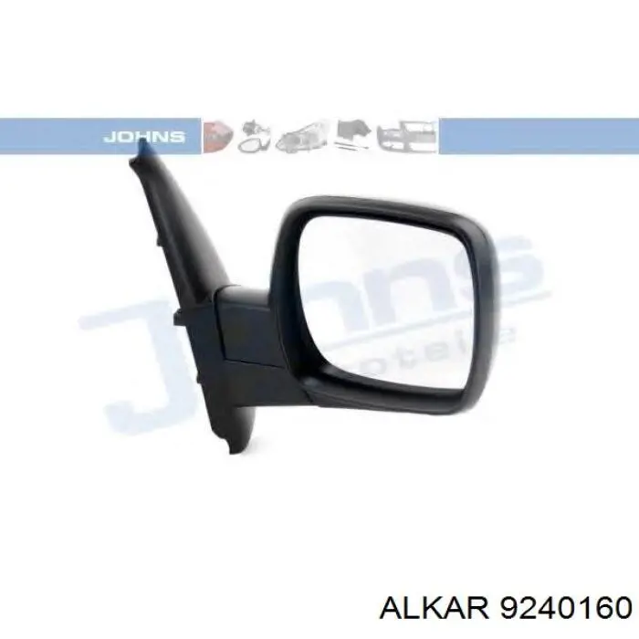 9240160 Alkar espejo retrovisor derecho