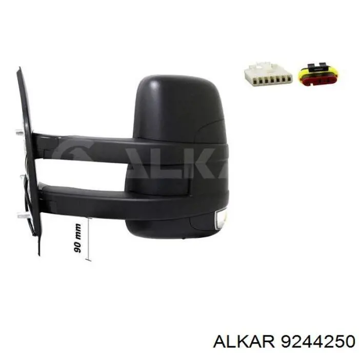 Comprar 9244250 Alkar Espejo de retrovisor derecho