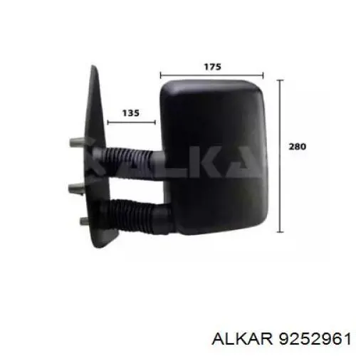 Comprar 9252961 Alkar Espejo de retrovisor izquierdo